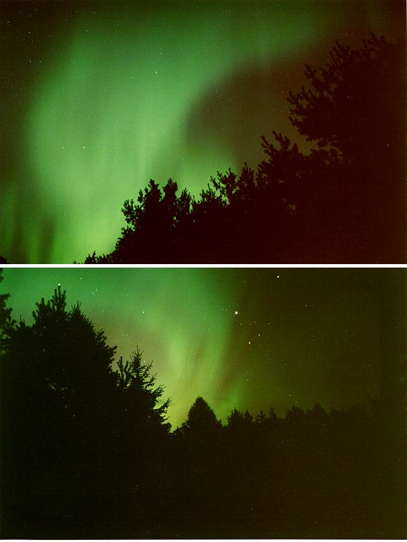 Aurora Photos Sent to ASWFC Magnetogram 