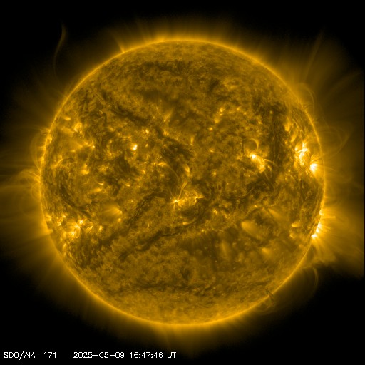 SDO solar image - 171 angstroms - Courtesy of NASA/SDO and the AIA, EVE, and HMI science teams.
