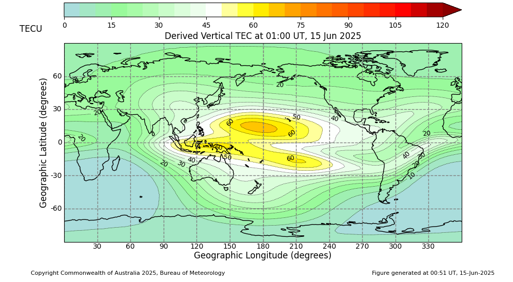 Total Electron Content Map